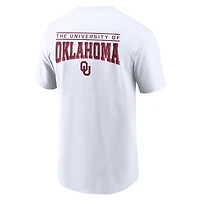 T-shirt Jordan Brand blanc pour homme des Oklahoma Sooners