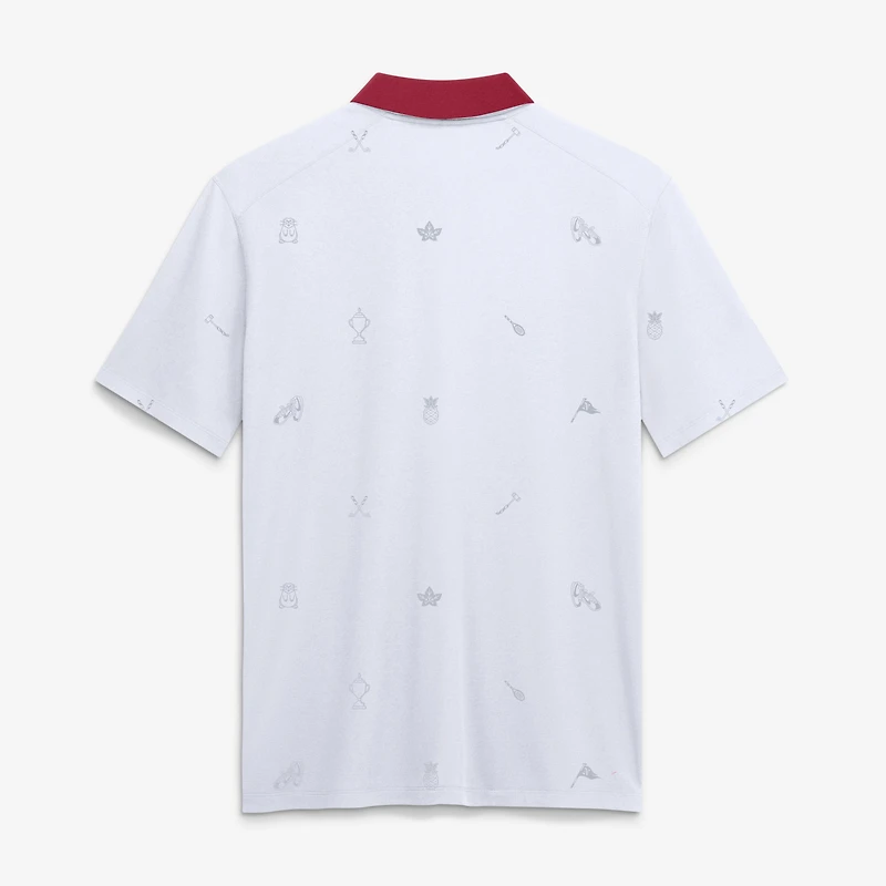 Men's Jordan Brand  White Oklahoma Sooners Vapor Pattern Dri-FIT Polo