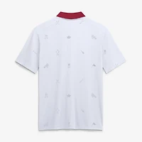 Men's Jordan Brand  White Oklahoma Sooners Vapor Pattern Dri-FIT Polo
