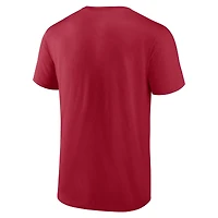 T-shirt Athletic Crimson pour homme avec logo des Sooners de l'Oklahoma