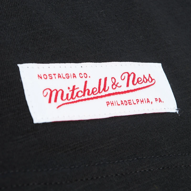 Men's Mitchell & Ness Black Oklahoma Sooners Legendary Slub Raglan Long Sleeve T-Shirt