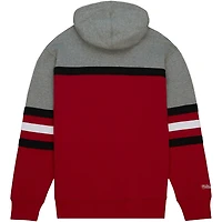 Sweat à capuche rouge Mitchell & Ness Oklahoma Sooners Head Coach pour hommes