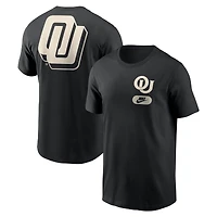 T-shirt Nike noir tendance pour homme, Oklahoma Sooners