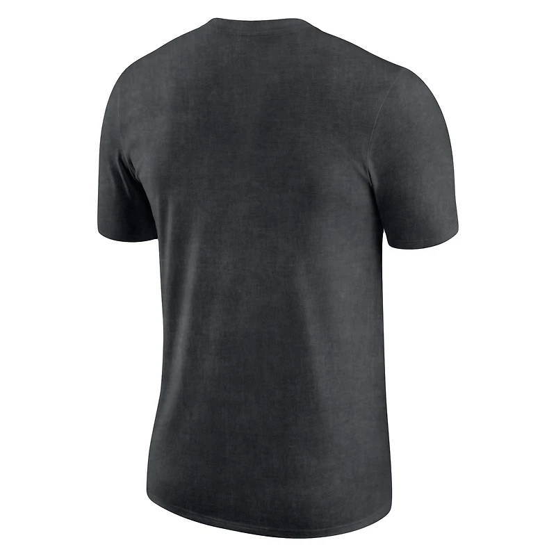 T-shirt Nike Oklahoma Sooners délavé Max90 anthracite pour homme