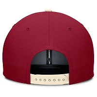 Men's Nike Crimson/Cream Oklahoma Sooners Pro Legacy Script Snapback Hat