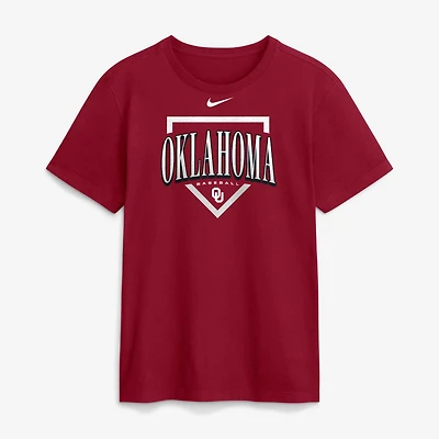 Men's Nike Crimson Oklahoma Sooners Baseball Club T-Shirt