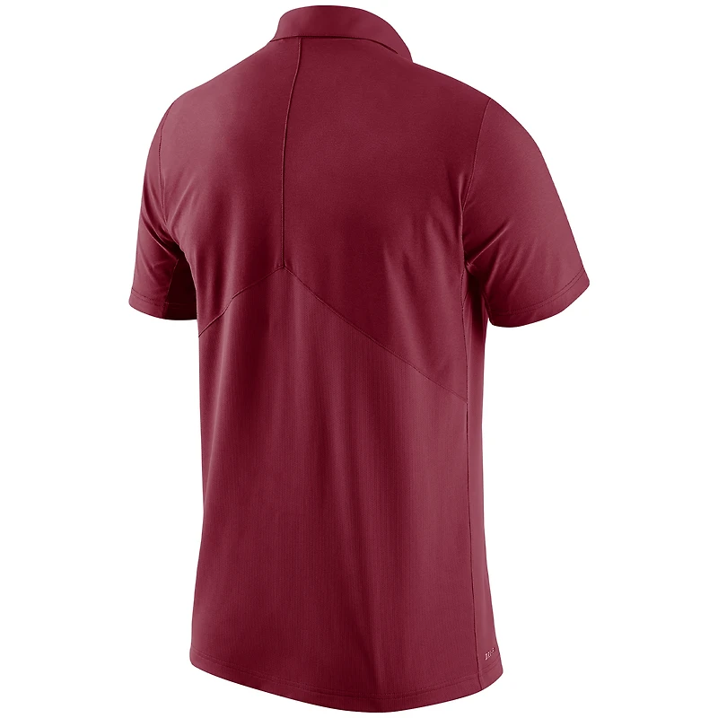 Men's Nike Crimson Oklahoma Sooners Coaches Performance Polo