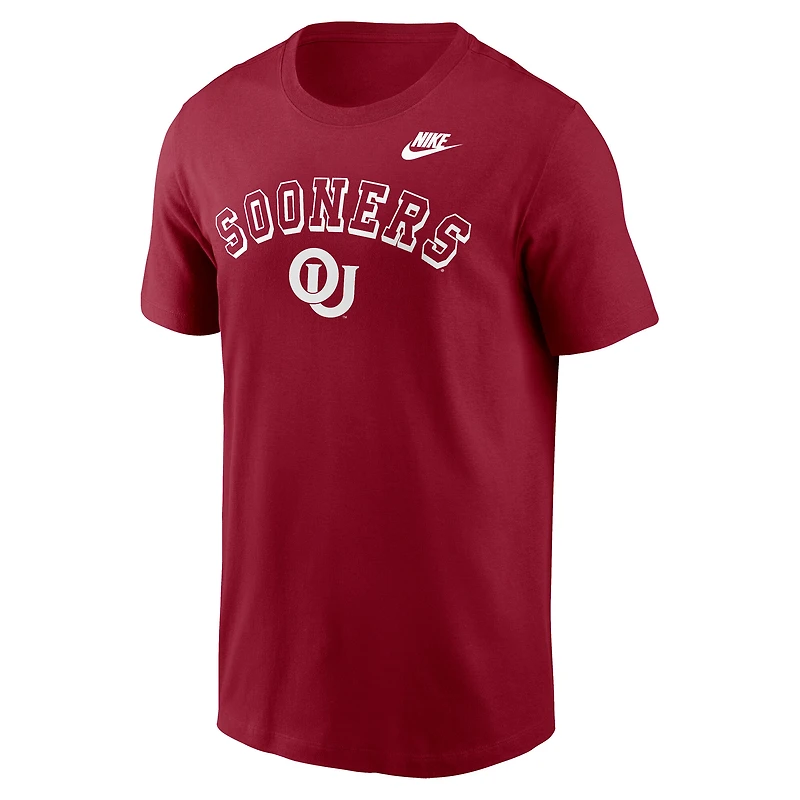 Men's Nike Crimson Oklahoma Sooners Legacy Nickname T-Shirt