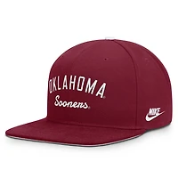 Men's Nike  Crimson Oklahoma Sooners Legacy Snapback Hat