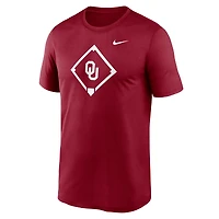 T-shirt Nike Crimson Oklahoma Sooners Legend Baseball Icon Performance pour homme