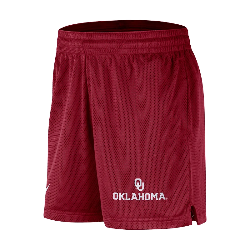 Short de performance en maille Nike Oklahoma Sooners pour homme, cramoisi