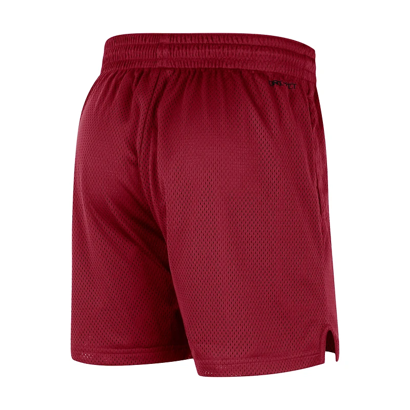 Short de performance en maille Nike Oklahoma Sooners pour homme, cramoisi