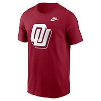 T-shirt Nike Crimson Oklahoma Sooners Primetime Alternate Logo pour homme