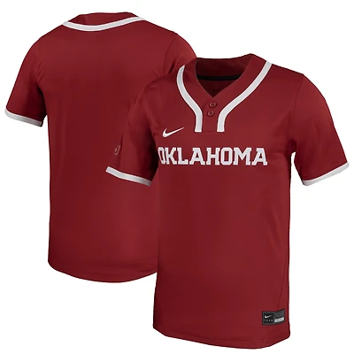 Men's Nike Crimson Oklahoma Sooners Replica Softball Jersey