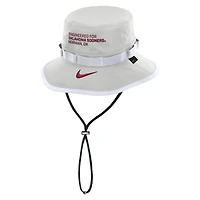 Bob Nike gris Oklahoma Sooners 2025 Sideline Apex Boonie Performance pour homme