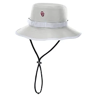 Bob Nike gris Oklahoma Sooners 2025 Sideline Apex Boonie Performance pour homme