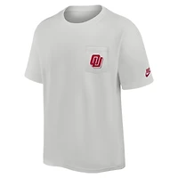 Men's Nike Gray Oklahoma Sooners Legacy 2-Hit Max90 Pocket T-Shirt