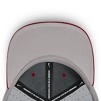 Casquette ajustée True Performance On-Field Dugout Nike grise pour homme des Oklahoma Sooners