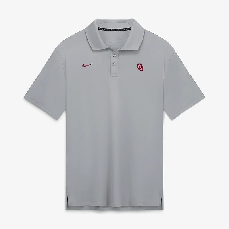 Men's Nike Gray Oklahoma Sooners Par Dri-FIT Polo