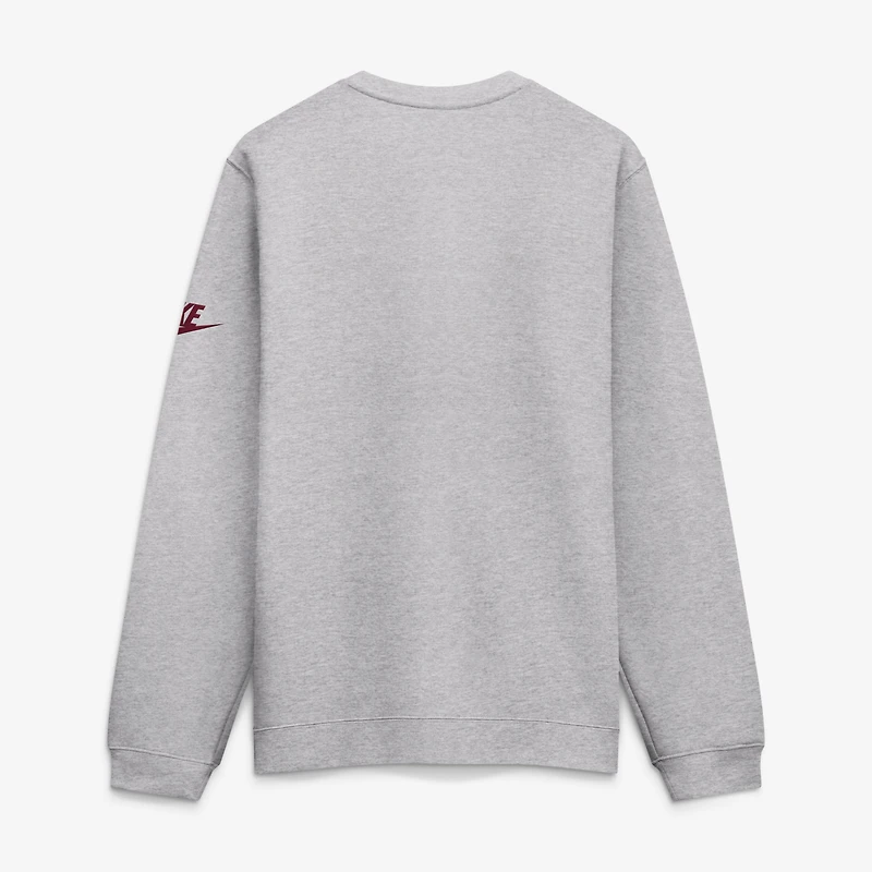 Men's Nike Heather Gray Oklahoma Sooners Legacy Sweatshirt