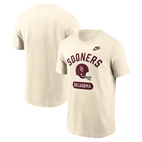 T-shirt Nike Natural Oklahoma Sooners Legacy Arch Helmet pour homme