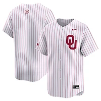 Men's Nike White Oklahoma Sooners Baseball Limited Jersey