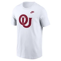 T-shirt Nike pour homme avec logo alternatif Oklahoma Sooners Legacy - Blanc