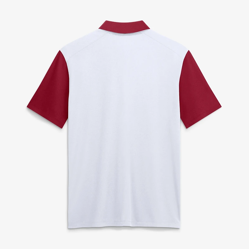 Men's Nike White Oklahoma Sooners Legacy Vapor Logo Dri-FIT Polo