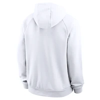 Sweat à capuche raglan Nike Oklahoma Sooners Premium Performance Dri-FIT blanc pour homme