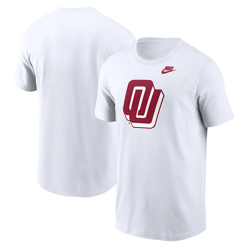 T-shirt Nike blanc avec logo alternatif Primetime des Oklahoma Sooners pour homme