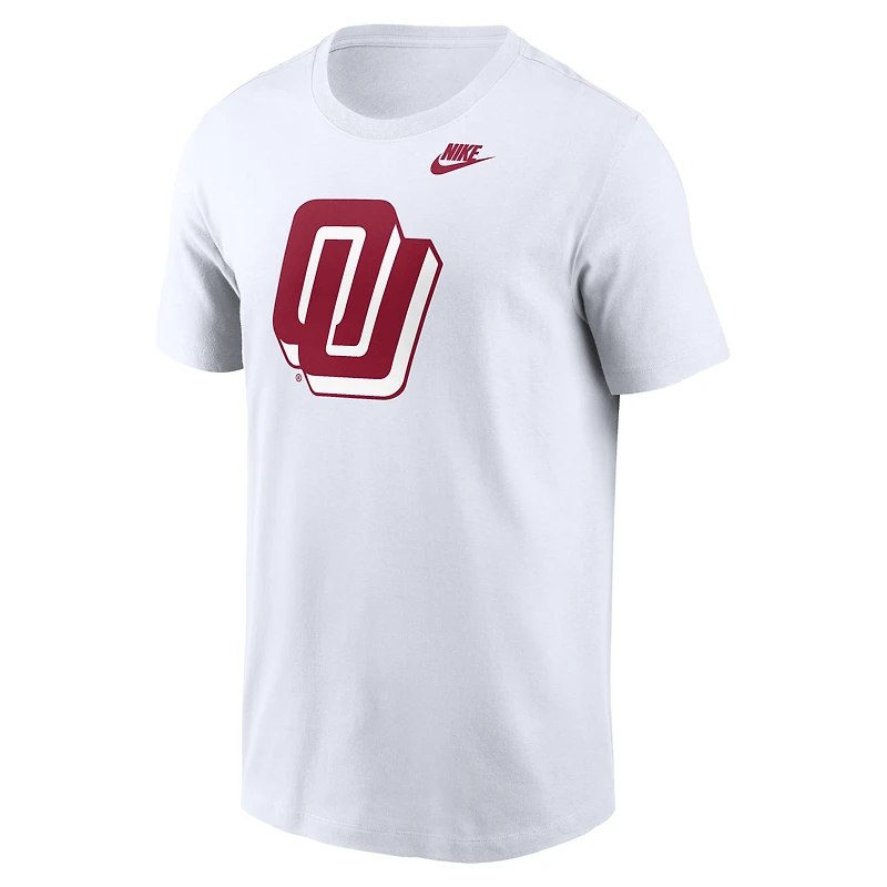 T-shirt Nike blanc avec logo alternatif Primetime des Oklahoma Sooners pour homme