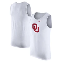 Men's Nike White Oklahoma Sooners Tank Top