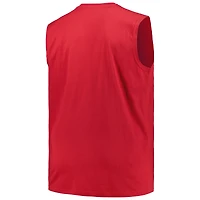 Men's Profile Crimson Oklahoma Sooners Big & Tall Tank Top