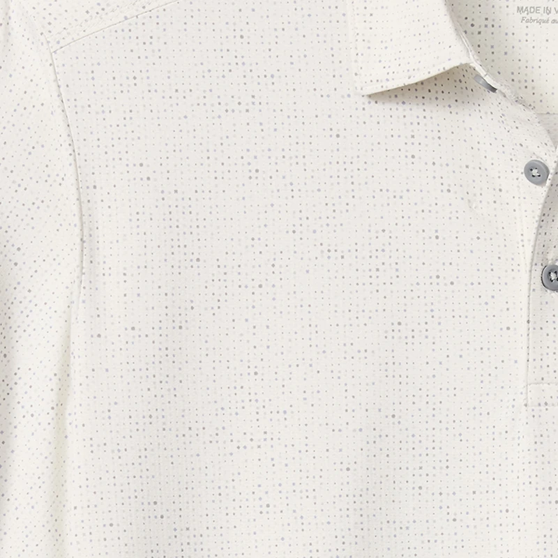 Polo Tommy Bahama blanc pour homme, Oklahoma Sooners Palm Dunes IslandZone