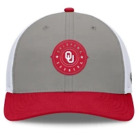Casquette réglable Top of the World pour hommes, gris/cramoisi, Oklahoma Sooners Rob Trucker