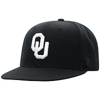 Casquette ajustée Top of the World Oklahoma Sooners Blackout pour homme