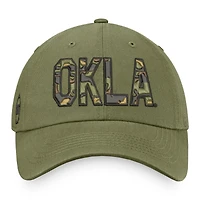 Men's Top of the World Olive Oklahoma Sooners OHT Military Appreciation Unit Adjustable Hat