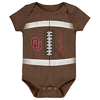 Body de football américain marron Oklahoma Sooners pour nouveau-né et bébé