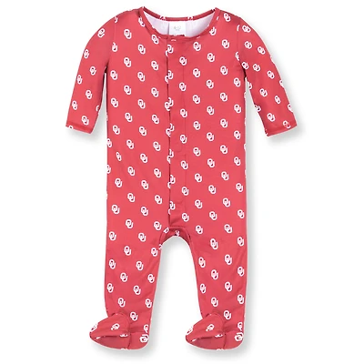 Newborn & Infant ZooZatz Crimson Oklahoma Sooners Magnetic Closure Sleeper