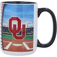 Oklahoma Sooners 15oz. Baseball Mug