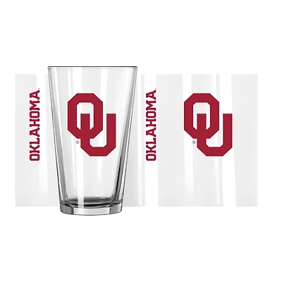Oklahoma Sooners 16 oz. Verre à pinte Team Wordmark Game Day