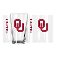 Oklahoma Sooners 16 oz. Verre à pinte Team Wordmark Game Day