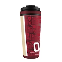 Oklahoma Sooners 26oz. 4D Stainless Steel Shaker Bottle