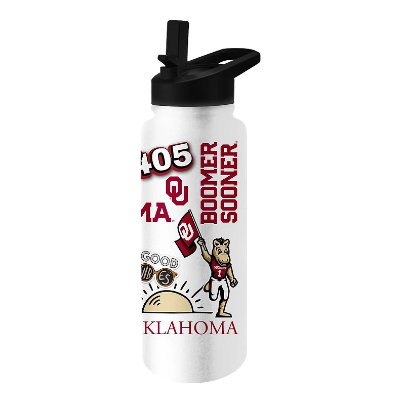 Bouteille Native Quencher Oklahoma Sooners de 1 litre