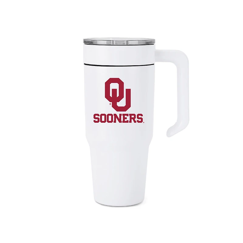 Gobelet en acier inoxydable avec logo des Sooners de l'Oklahoma (1 litre)