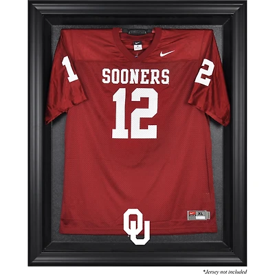 Vitrine pour maillot des Oklahoma Sooners avec logo encadré noir