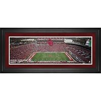 Photo panoramique encadrée 10'' x 30'' du Gaylord Family Oklahoma Memorial Stadium, représentant les Oklahoma Sooners.