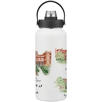 Oklahoma Sooners Laura Wilcox Watercolors 34oz. Water Bottle