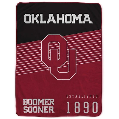 Pegasus Oklahoma Sooners 60” x 80” Helmet Stripes Blanket