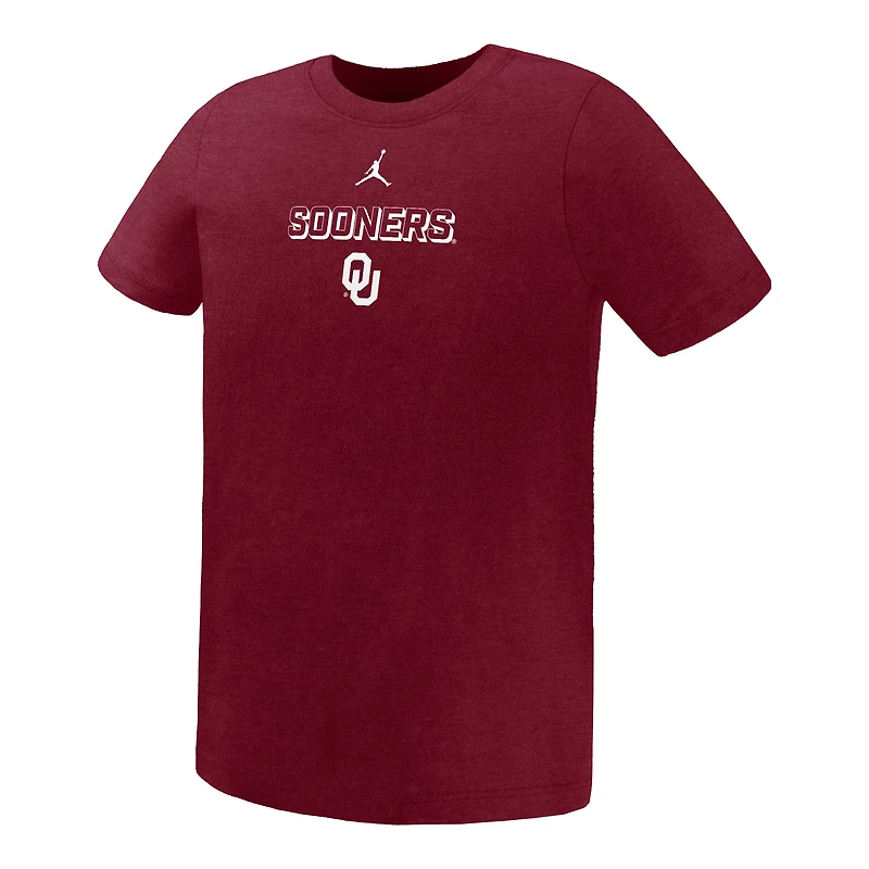 Preschool Jordan Brand Crimson Oklahoma Sooners Legend Performance T-Shirt
